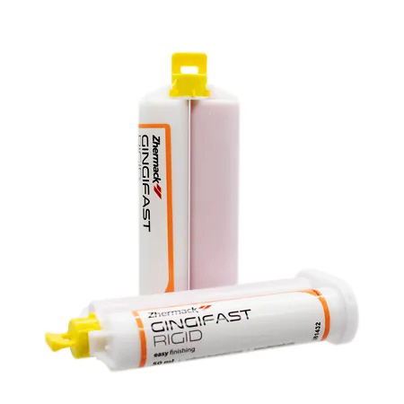 Zhermack Gingifast Elastic Lab A Silicone For Dental Impressions – 2/BX W/ Yellow Mix Tips (C200760 / C401500)