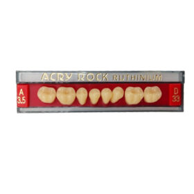Tablilla de Dientes de Acrílico Posterior Superior 33 A3.5
